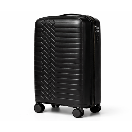 Walizka podróżna, kabinówka, VINCI - PP450 S CZARNA, Polipropylen, TSA