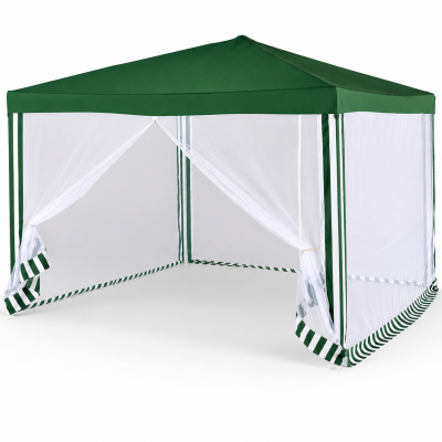 Pawilon 3X3 G1015 ZIELONY Z SIATKĄ
