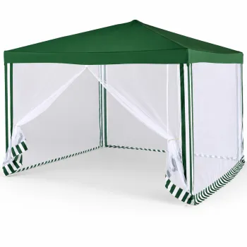 Pawilon 3X3 G1015 ZIELONY Z SIATKĄ
