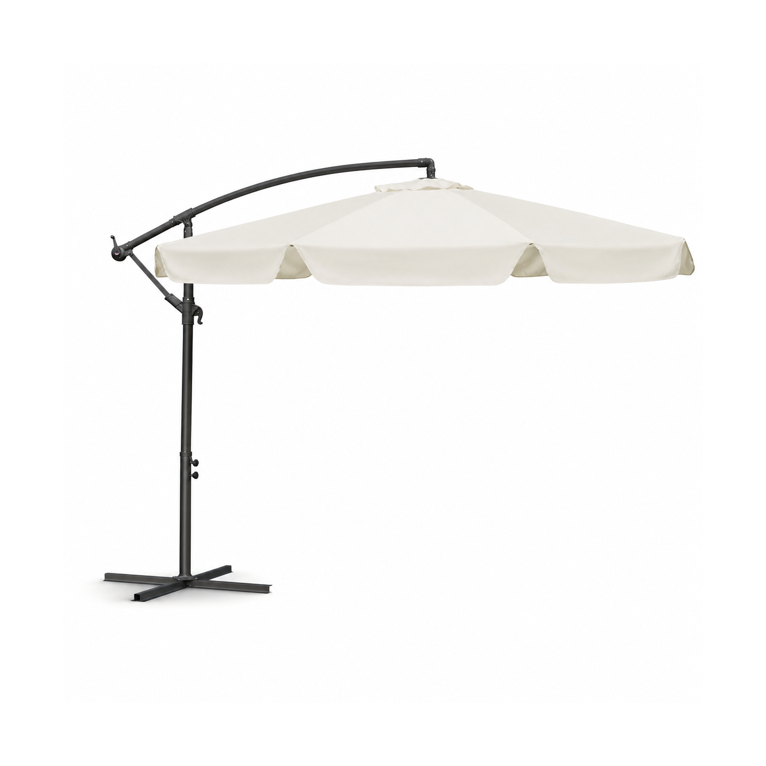 Parasol z wysięgnikiem beże i brąz 3M CASABLANCA