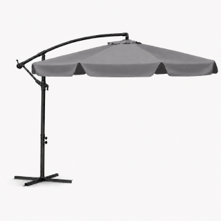Parasol z wysięgnikiem 3M SZARY
