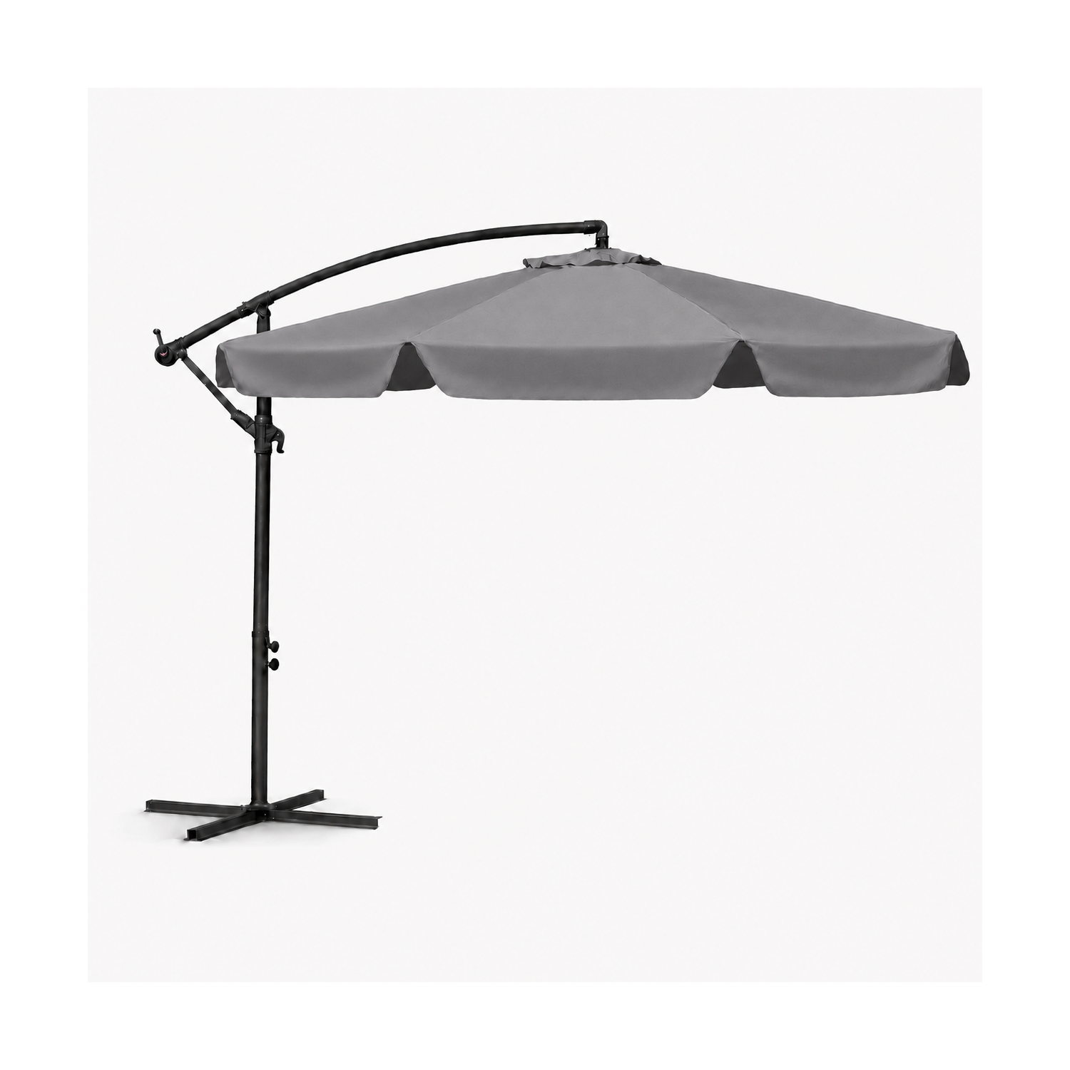 Parasol z wysięgnikiem 3M SZARY