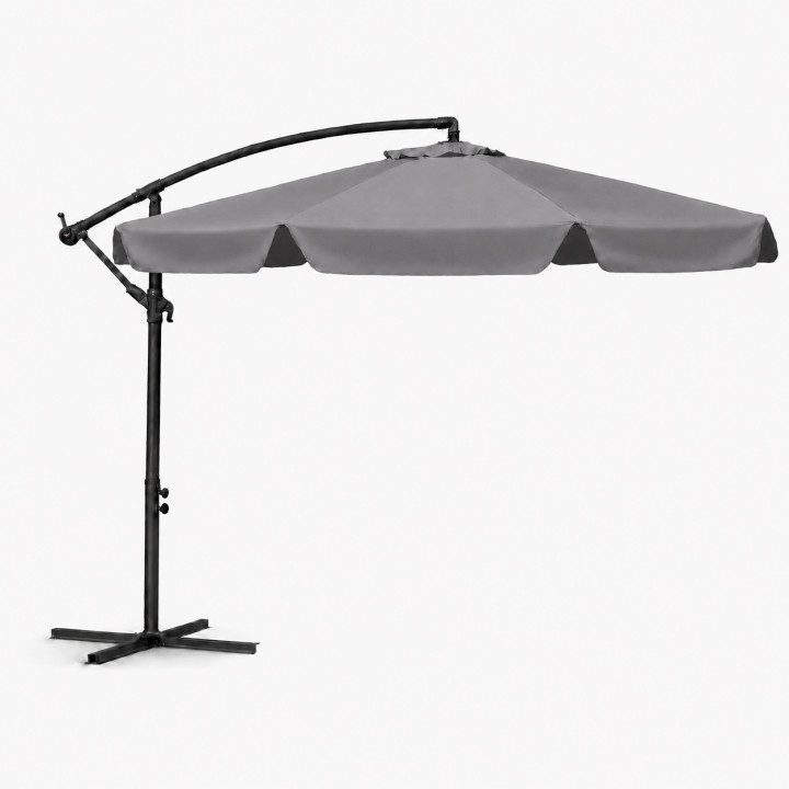Parasol z wysięgnikiem 3M SZARY