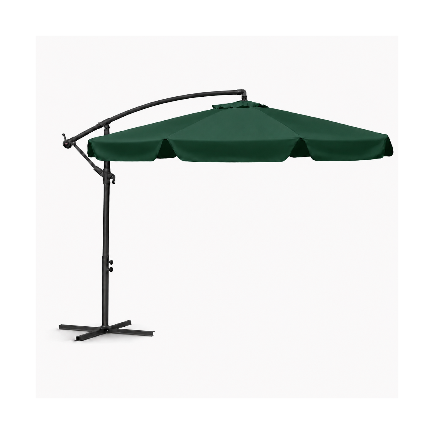 Parasol z wysięgnikiem 3M Zielony