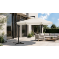 Parasol z wysięgnikiem beże i brąz 3M CASABLANCA