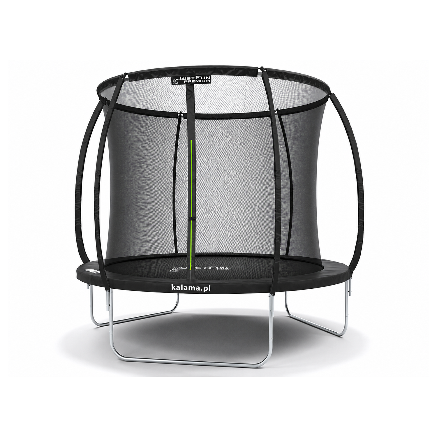 TRAMPOLINA OGRODOWA PREMIUM BLACK PLUS JUST FUN 8FT-244CM