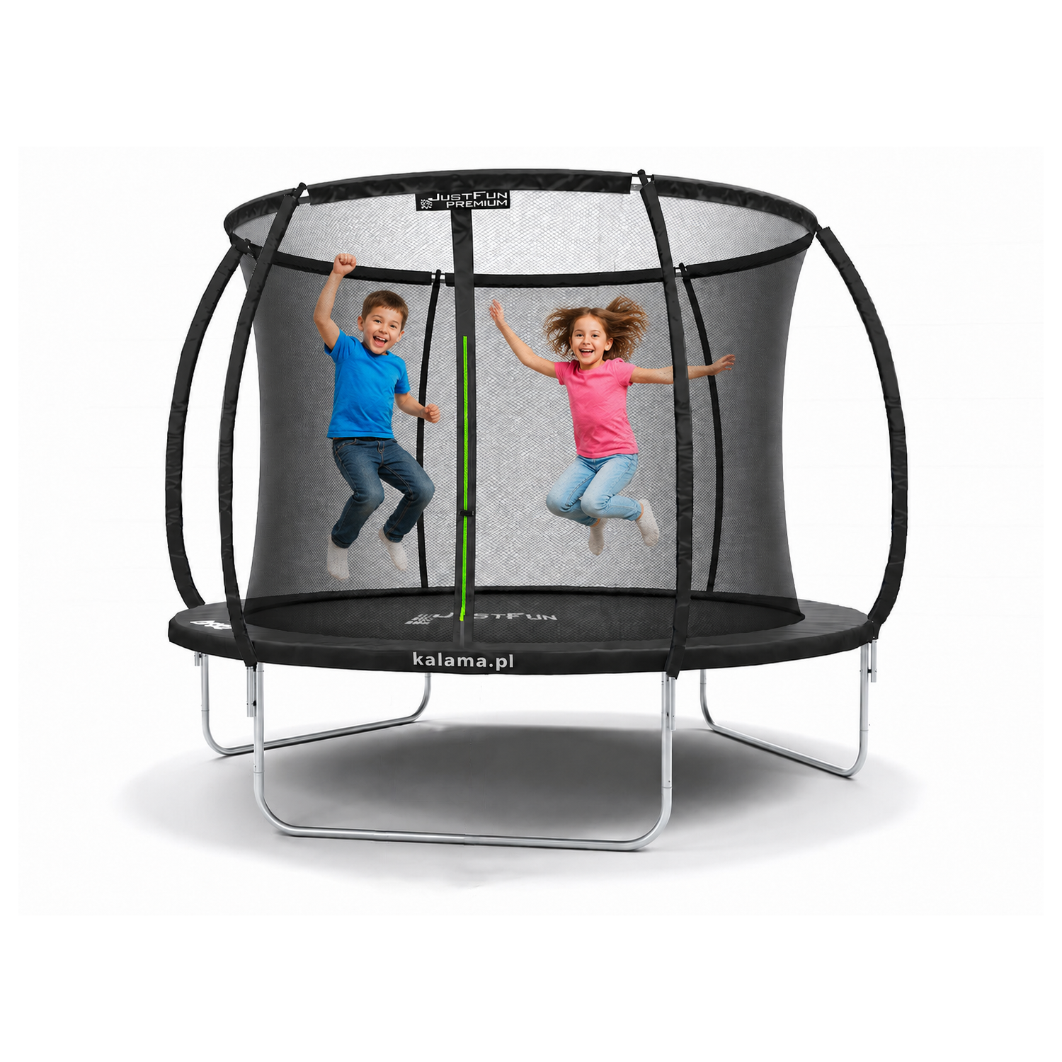 Trampolina ogrodowa PREMIUM BLACK PLUS Just Fun 12ft 374cm