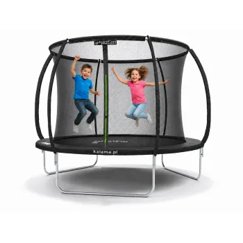 TRAMPOLINA OGRODOWA PREMIUM BLACK PLUS JUST FUN 10FT-305CM