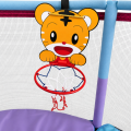 Trampolina plac zabaw do domu hamak, tarcza, koszykówka, kulki, worek boks