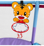 TRAMPOLINA PLAC ZABAW DO DOMU HAMAK, TARCZA, KOSZYKÓWKA, KULKI, WOREK BOKS
