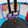 Trampolina plac zabaw do domu hamak, tarcza, koszykówka, kulki, worek boks