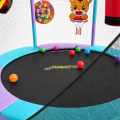 Trampolina plac zabaw do domu hamak, tarcza, koszykówka, kulki, worek boks