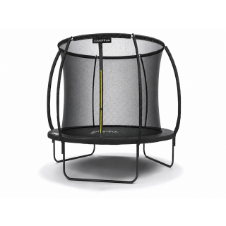 TRAMPOLINA OGRODOWA FIBERGLASS BLACK JUST FUN 6FT-183CM