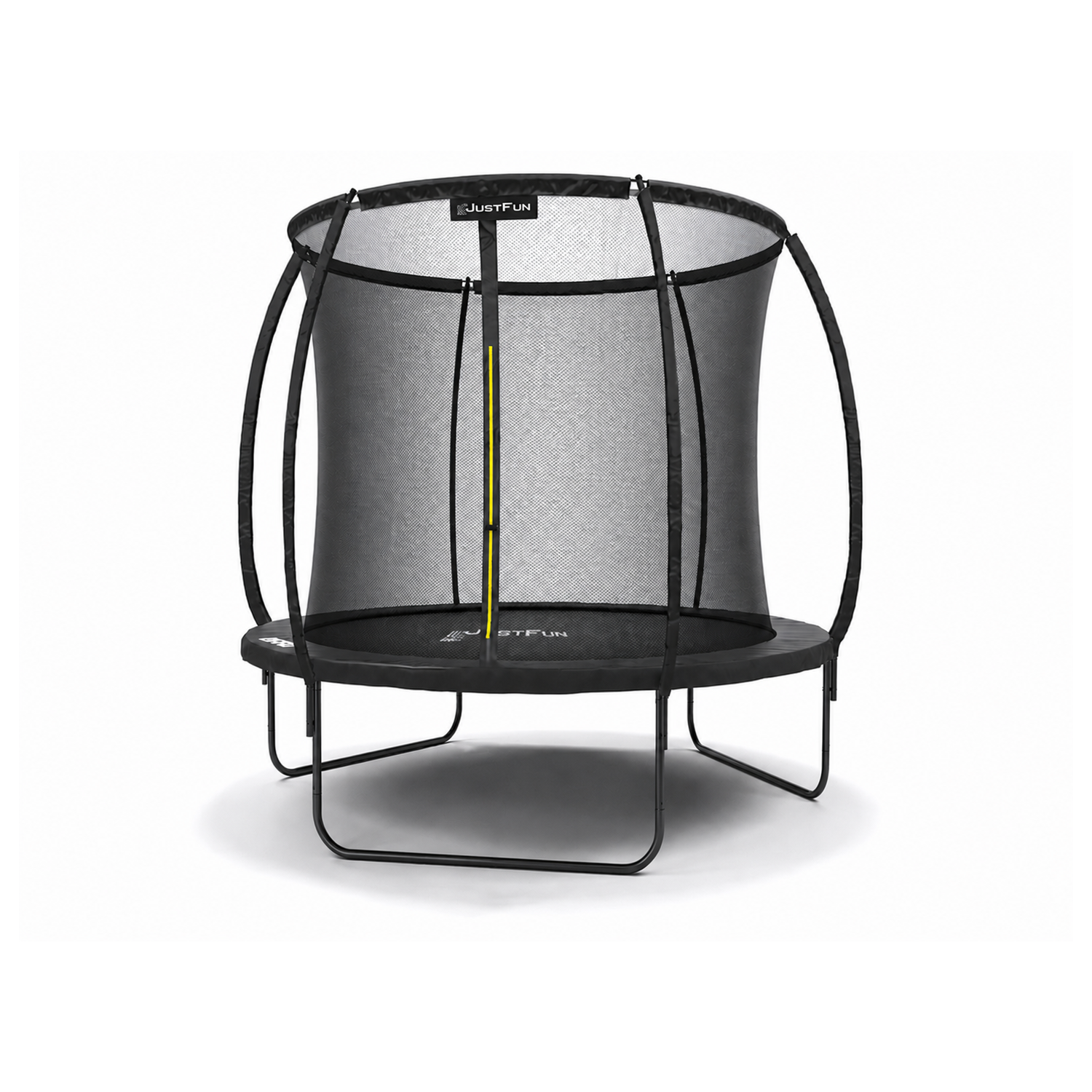 TRAMPOLINA OGRODOWA FIBERGLASS BLACK JUST FUN 6FT-183CM