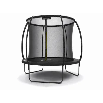 TRAMPOLINA OGRODOWA FIBERGLASS BLACK JUST FUN 6FT-183CM