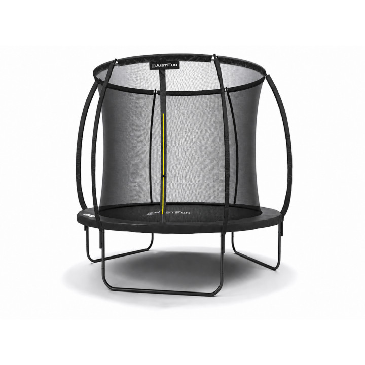 TRAMPOLINA OGRODOWA FIBERGLASS BLACK JUST FUN 6FT-183CM