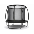 TRAMPOLINA OGRODOWA FIBERGLASS BLACK JUST FUN 8FT-244CM