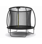 TRAMPOLINA OGRODOWA FIBERGLASS BLACK JUST FUN 8FT-244CM