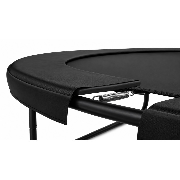 TRAMPOLINA OGRODOWA FIBERGLASS BLACK JUST FUN 6FT-183CM