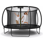TRAMPOLINA OGRODOWA FIBERGLASS BLACK JUST FUN 6FT-183CM