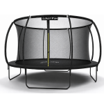 Trampolina ogrodowa FIBERGLASS BLACK Just Fun 12ft 374cm