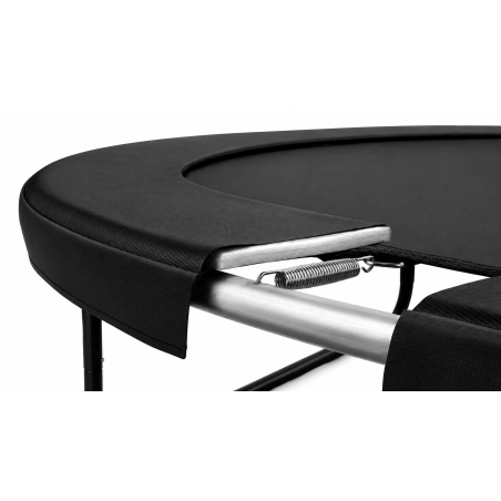TRAMPOLINA OGRODOWA FIBERGLASS BLACK JUST FUN 10FT-305CM