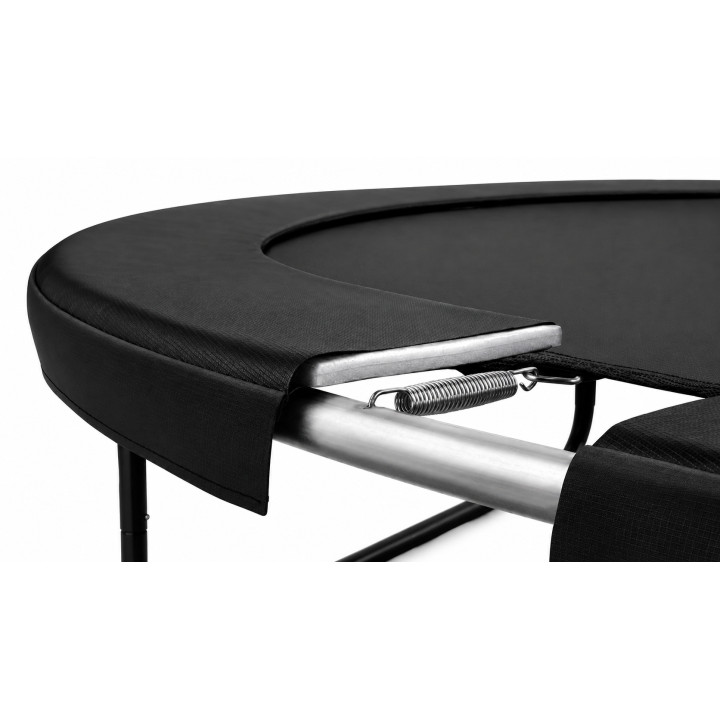 TRAMPOLINA OGRODOWA FIBERGLASS BLACK JUST FUN 10FT-305CM