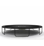 TRAMPOLINA OGRODOWA FIBERGLASS BLACK JUST FUN 6FT-183CM