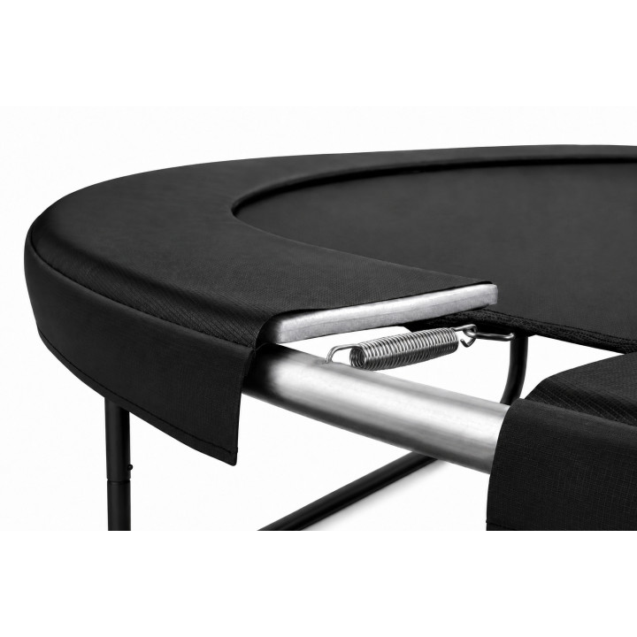 Trampolina ogrodowa FIBERGLASS BLACK Just Fun 12ft 374cm