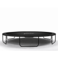 TRAMPOLINA OGRODOWA FIBERGLASS BLACK JUST FUN 8FT-244CM