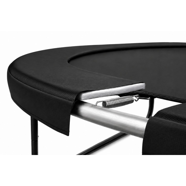 TRAMPOLINA OGRODOWA FIBERGLASS BLACK JUST FUN 10FT-305CM