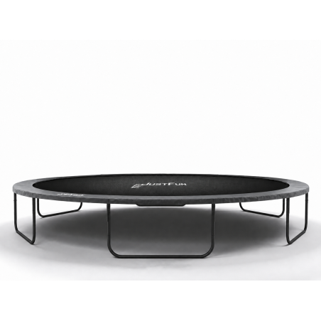 TRAMPOLINA OGRODOWA FIBERGLASS BLACK JUST FUN 10FT-305CM