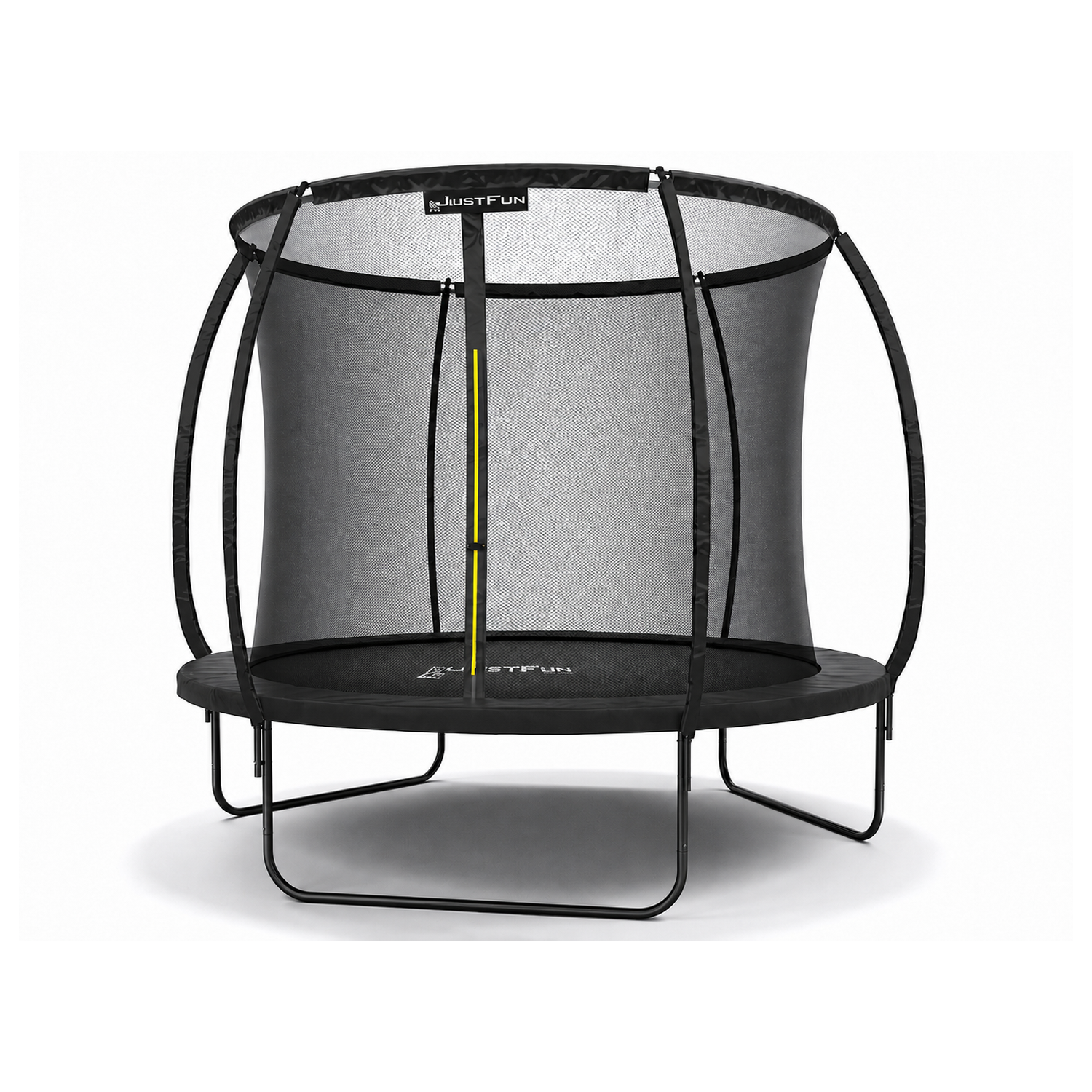 TRAMPOLINA OGRODOWA FIBERGLASS BLACK JUST FUN 10FT-305CM