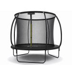 TRAMPOLINA OGRODOWA FIBERGLASS BLACK JUST FUN 10FT-305CM