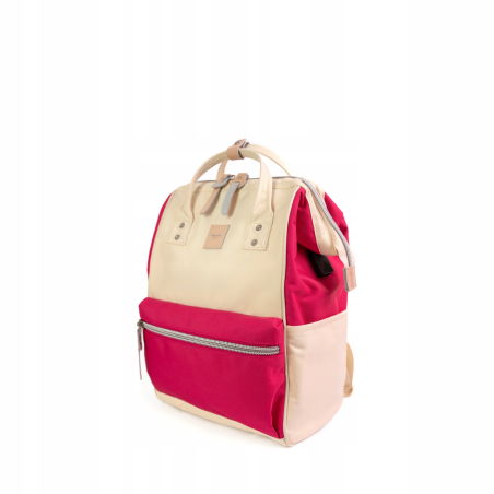 Plecak Himawari No. 36 Candy M - malinowy | damski tr23185
