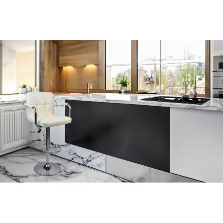 Hoker Barowy Krzesło z Podłokietnikami do wyspy ekoskóra ASTANA beżowy