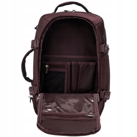 Plecak turystyczny WINGS SKY001 MINI brązowy 20-40 l