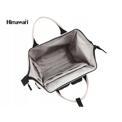 Plecak HIMAWARI Damski Szkolny do Szkoły Miejski A4 USB Pojemny 19L Pastel