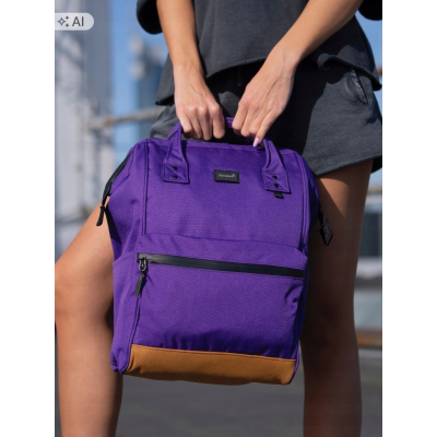 Plecak HIMAWARI Damski Szkolny do Szkoły Miejski A4 USB Pojemny 19L