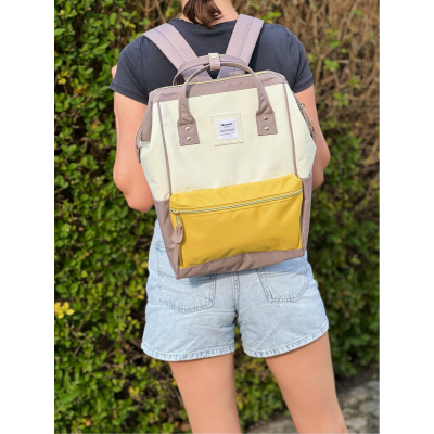 Plecak HIMAWARI Damski Szkolny do Szkoły Laptop A4 USB Miejski 19L