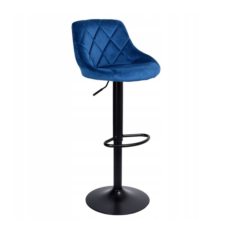 Hoker regulowany Toledo niebieski Velvet