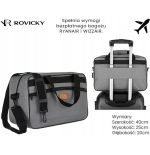 Torba podróżna do samolotu 40x20x25 Rovicky bagaż podręczny Ryanair Wizzair