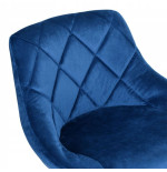Hoker regulowany Toledo niebieski Velvet