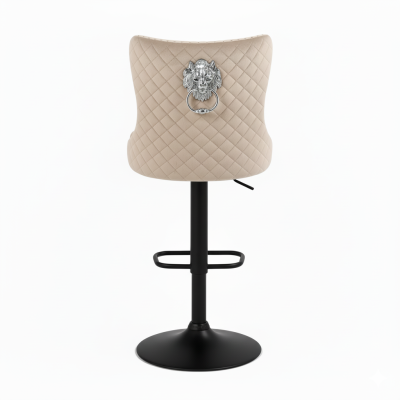 Hoker barowy, do kuchni, salonu, elegancki CRYSTAL VELVET BEŻOWY BL