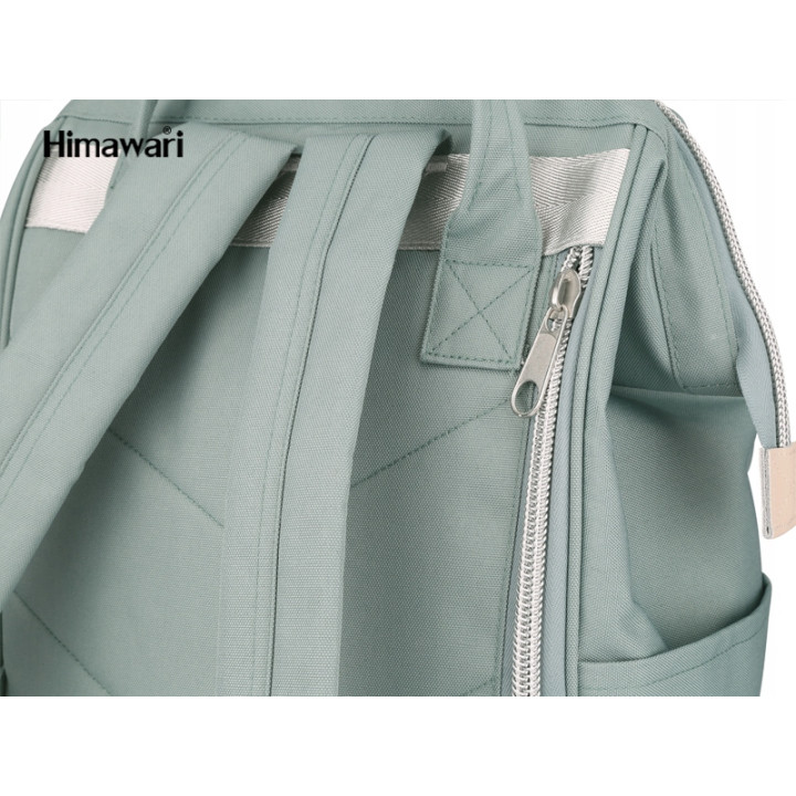 Plecak HIMAWARI miejski damski na laptopa 13,3 A4 beżowy 19L Modny