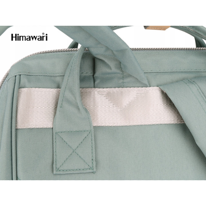 Plecak HIMAWARI damski miejski laptop 13,3 A4 USB beżowy 19L