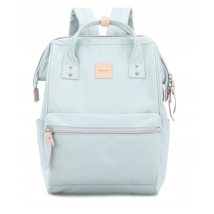 Plecak HIMAWARI damski miejski laptop 13,3 A4 USB miętowy 19L