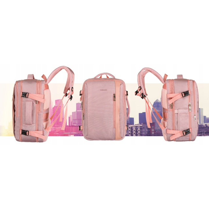 Peterson plecak miejski PTN 24403-6942 pink różowy