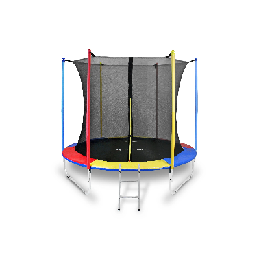 TRAMPOLINA OGRODOWA 8FT-244CM MULTICOLOR JUST FUN