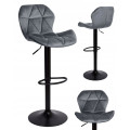 Hoker regulowany Sevilla szary Velvet BL
